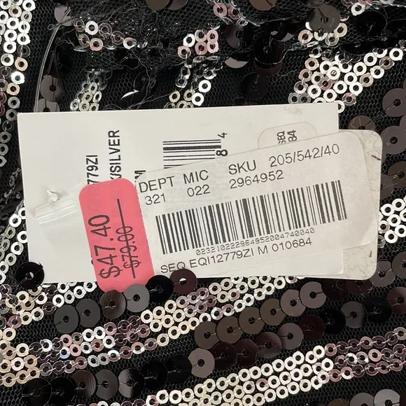 Midnight Doll sequined bodycon minidress NWT! - Picture 5 of 5